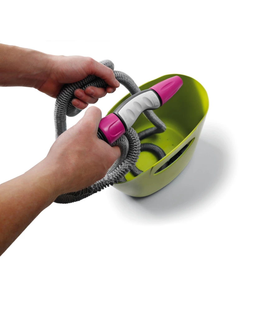 KIT TUBO AUTO ESTENSIBILE G.F. "AQUAPOP" VERDE 15 M